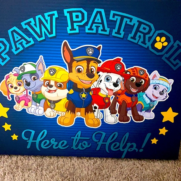 artissimodesigns Wall Decor Paw Patrol Canvas Painting Poshmark